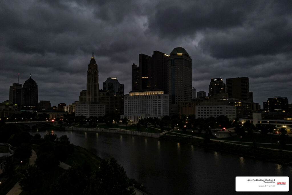 Columbus power outage history